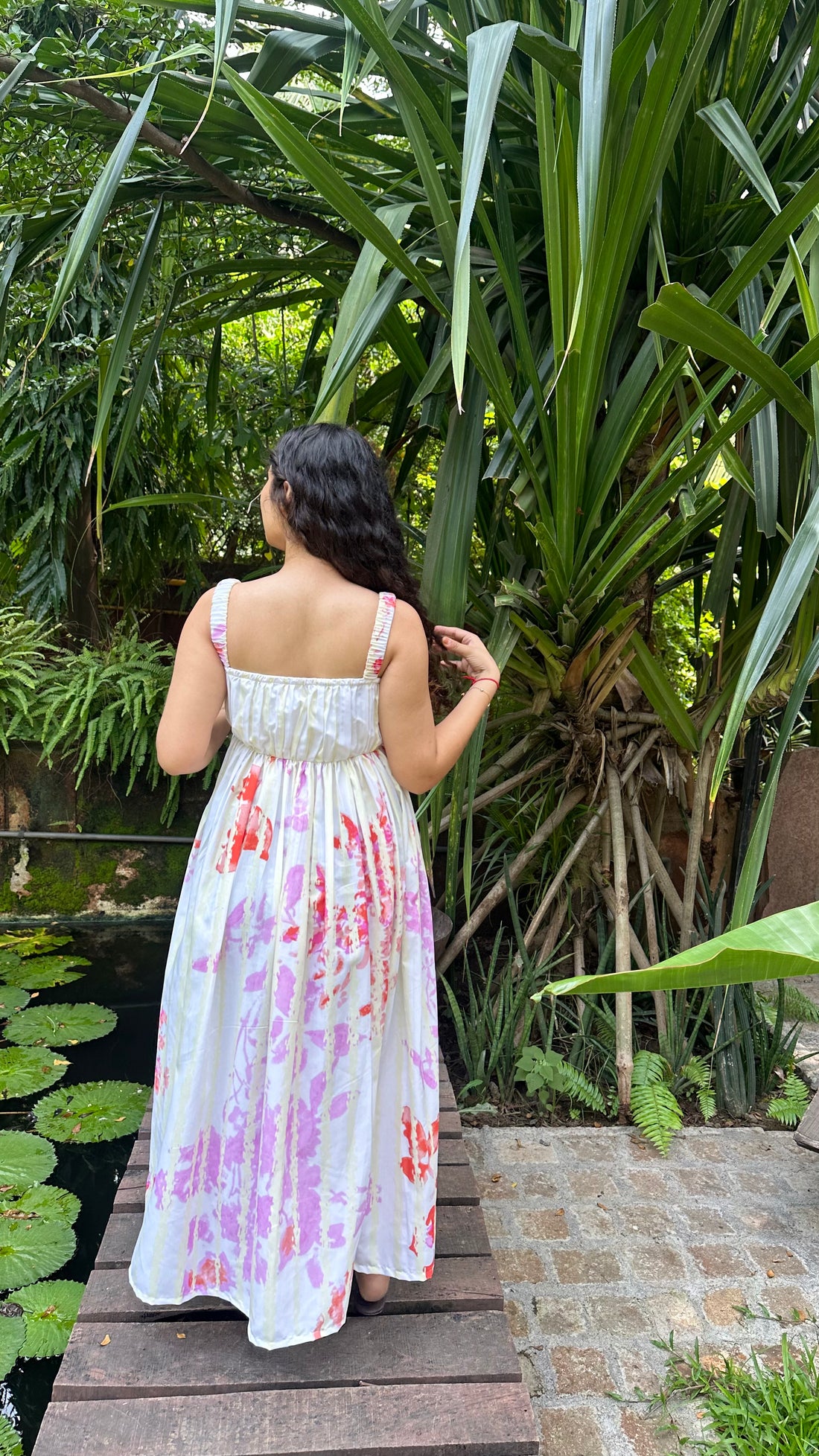 Rosé Bloom Maxi Dress