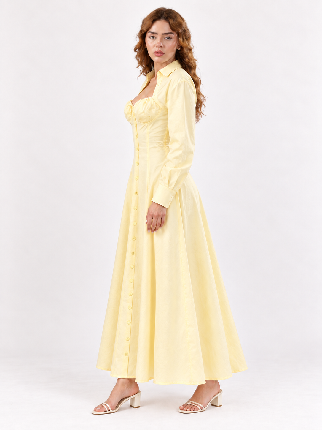 Butter Bloom Shirt Dress