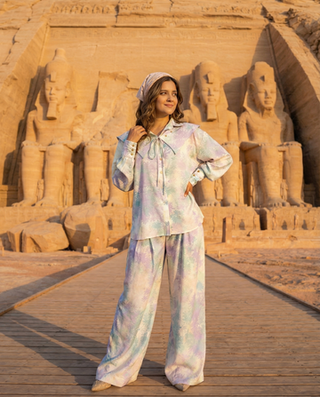 Nefra Eyelet Cape Co-ord