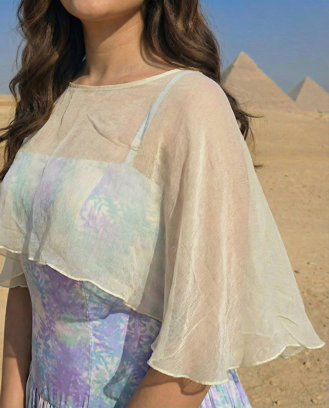 Sunveil Cape Dress