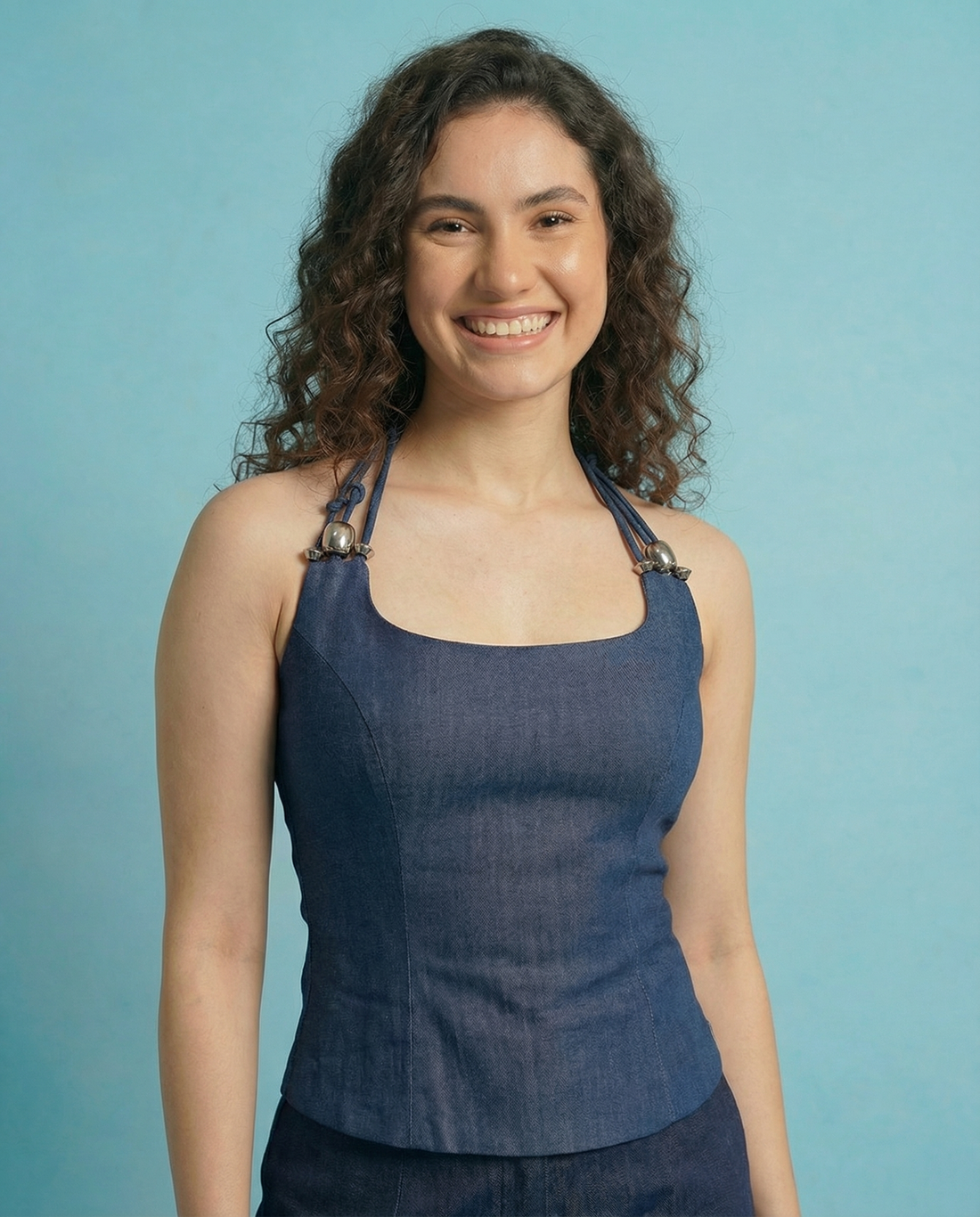 Halo Denim Top